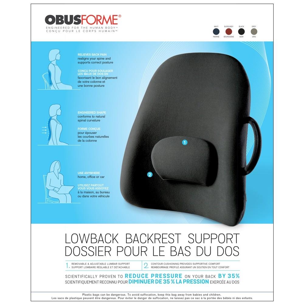 obusforme lumbar support